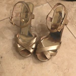 Michael Kohrs Heels - gold